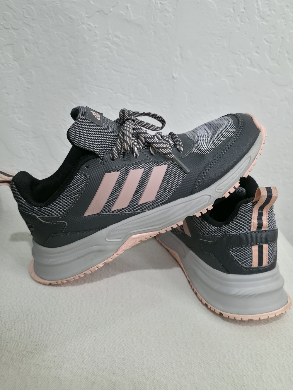 adidas Gray and Pink Women's Running Sneakers